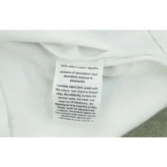 Tommy Hilfiger Small Women's V Neck Logo Tag Short Sleeve Cotton Fashion Tee - Picture 5 of 7